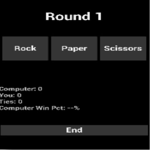 Rock Paper Scissors vs AI LOGO-APP點子