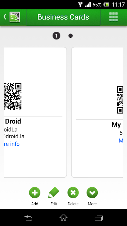 QR Droid™ (Português Brasil) - screenshot