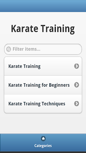 Karate Training