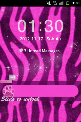 GO Locker Theme Pink Zebra Buy