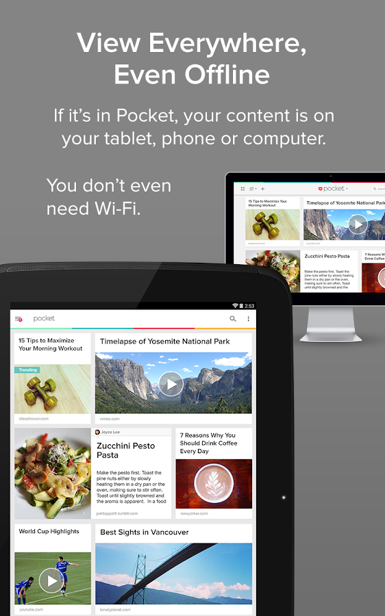 Pocket - screenshot