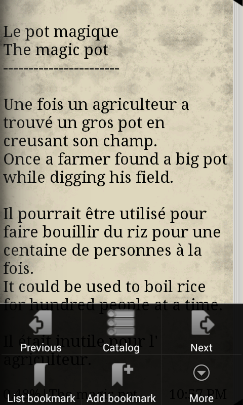Learn French by Story Book V1 Screen 2