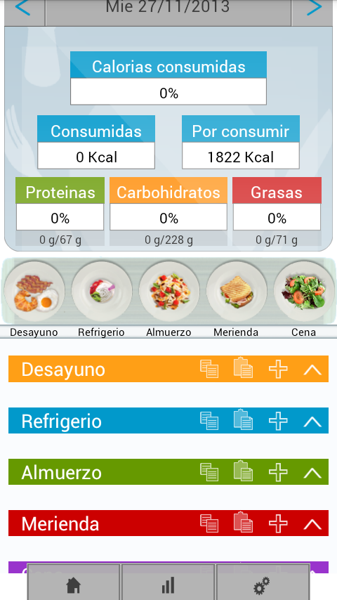 Contador de calorias - screenshot