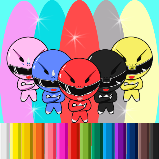 Coloring : Power Rangers Kids 動作 App LOGO-APP開箱王
