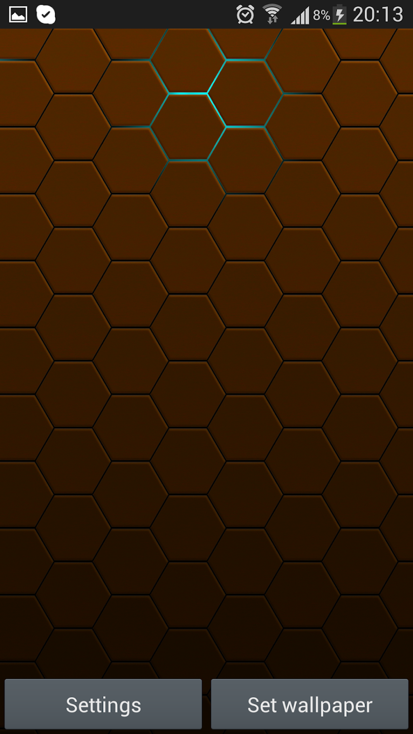 Honeycomb 2 LIve Wallpaper Screen 3