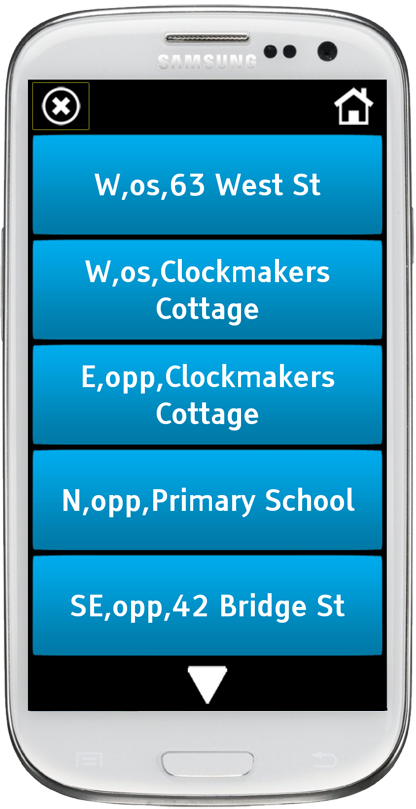Android application Georgie Buses screenshort