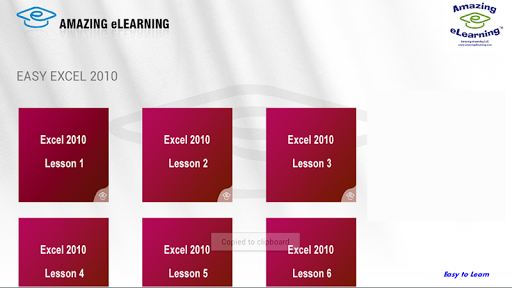 Easy Excel 2010 Training