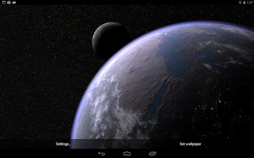 download Earth & Moon in HD Gyro 3D PRO free