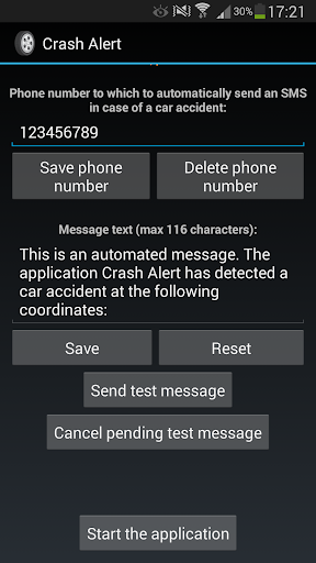 Crash Alert