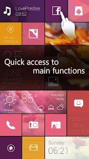 Color Box GO Live Theme (Red) - náhled