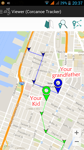 Locator Corcanoe Tracker