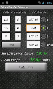 Bet and Surebet Calculator Screenshots 2