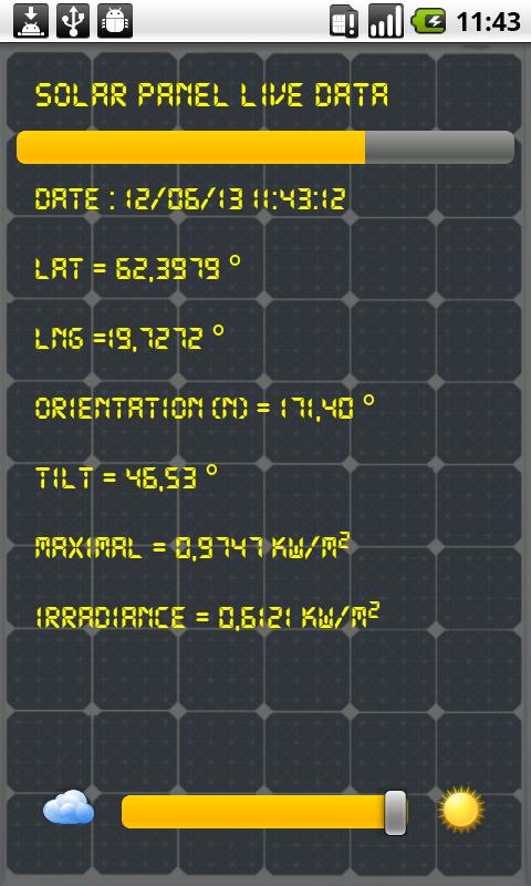 Android application SolarMeter solar panel planner screenshort