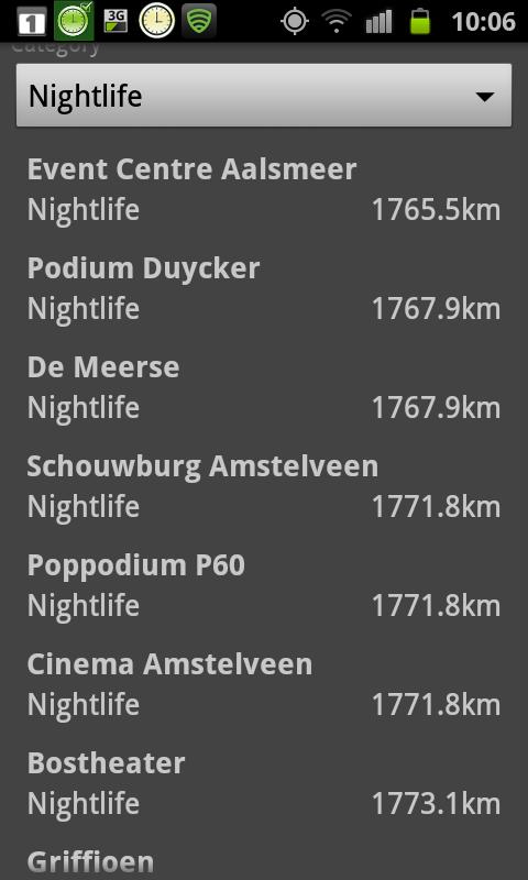 Amsterdam Offline mappa Map Screen 2