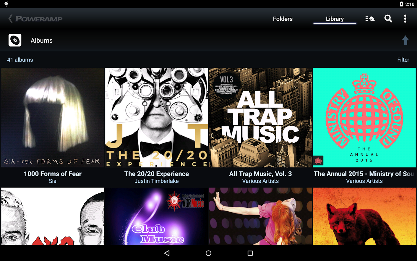 Poweramp Music Player (Trial) - screenshot