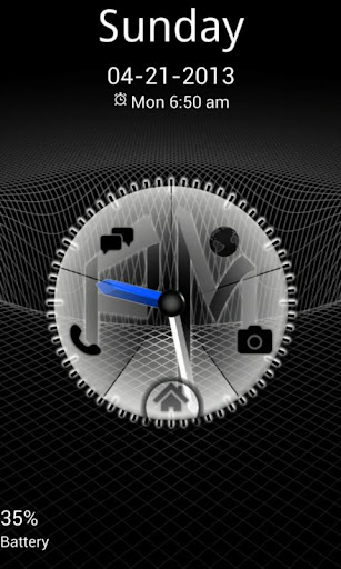 【免費個人化App】Analog Clock Go Locker Theme-APP點子