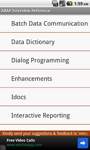 SAP ABAP Interview Reference