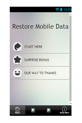 Restore Mobile Data Guide