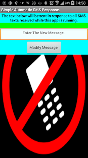 Free Download Automatic SMS Response. APK