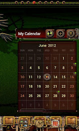 Steampunk GO Calendar Theme poster 1