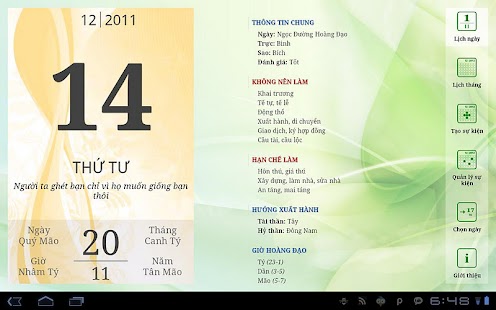 download Lịch free