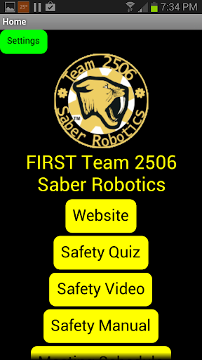 Saber Robotics Team 2506