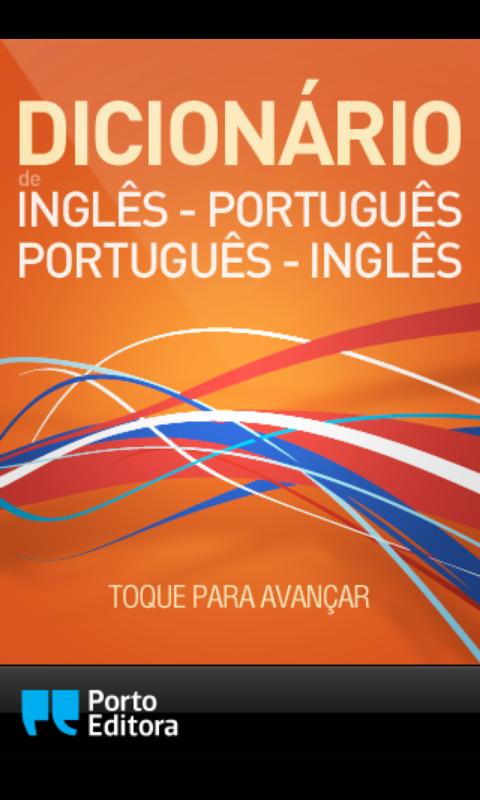 Android application Dicionário Inglês-Português screenshort