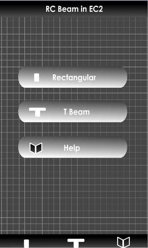 Android application Concrete Beam Design screenshort
