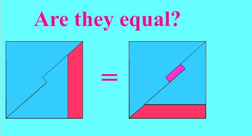 Paradox with area of square