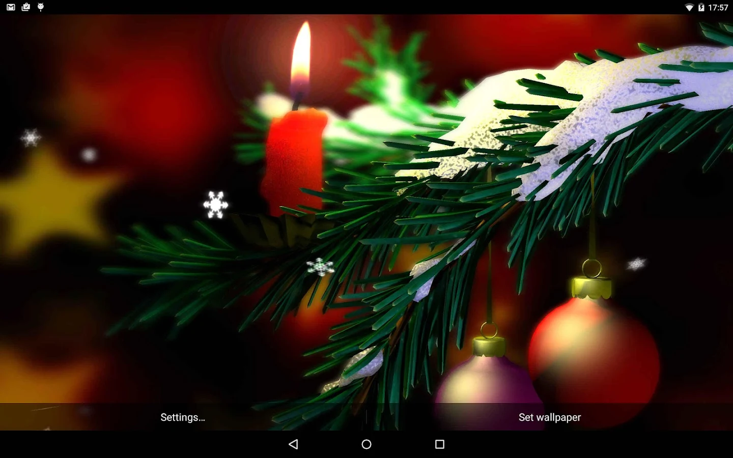  Christmas in HD Gyro 3D   splendido sfondo con parallasse per Android