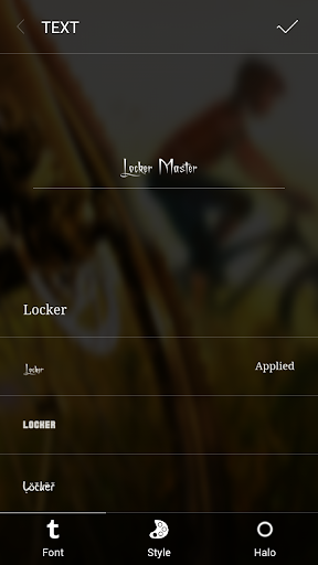 Font style 2 For Locker Master