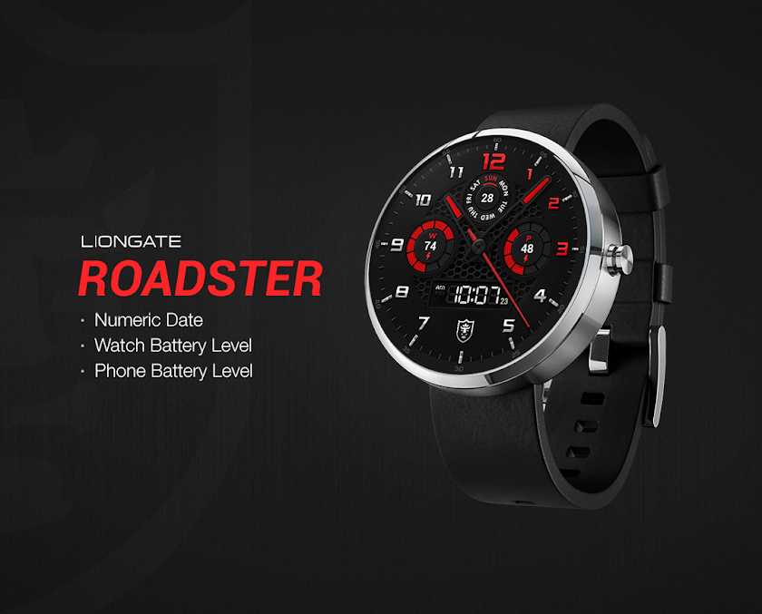 Roadster watchface by Liongate Screen 3