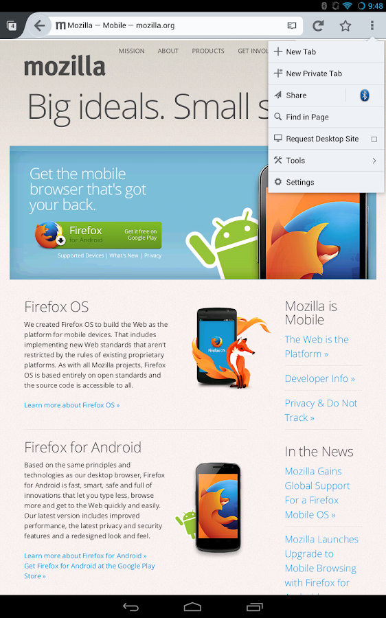 Firefox Beta Android Apps on Google Play