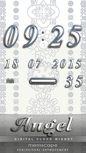 ANGEL Digital Clock Widget