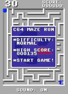C64 Maze Run