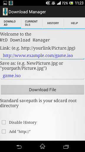 MtD Download Manager