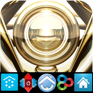 GOLD HD icons adw apex nova go