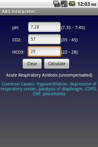 NurseCalcs Screen 2