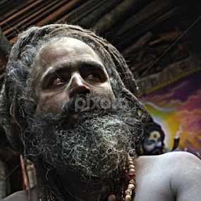 sadhu by Abhishek Mandal - People Portraits of Men