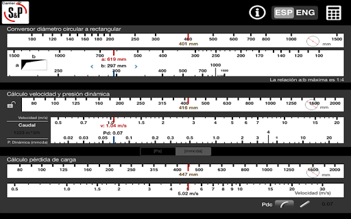 S P Duct Calculator