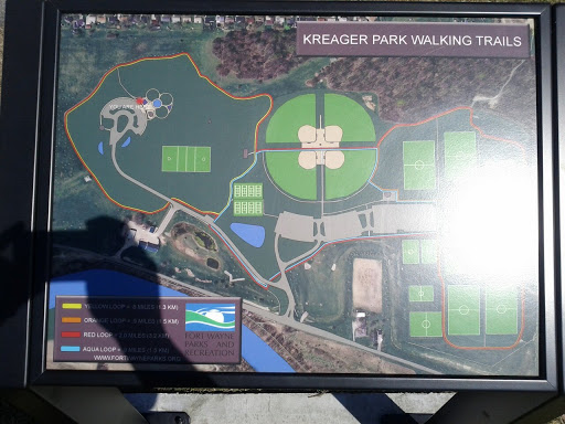 Kreager Park- Walking Trails Placard