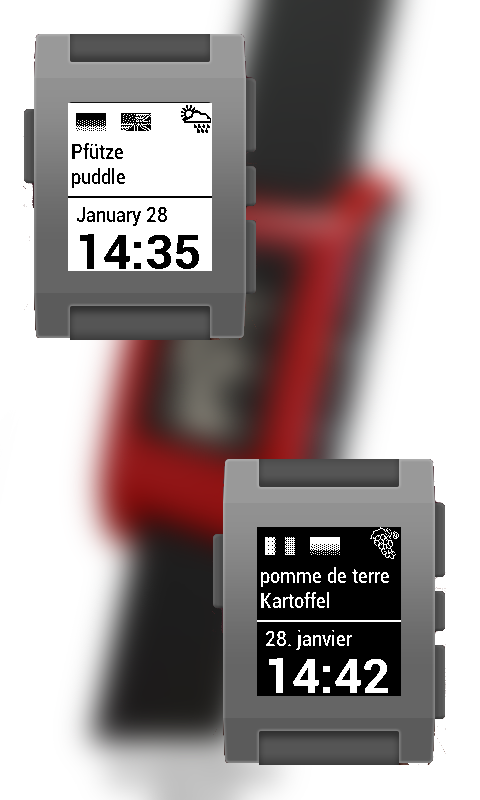 Pebble Dictionary - screenshot