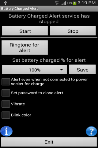 Battery alert. Battery Mode.
