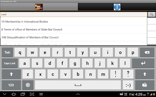 Advocates Act 1961 Screenshots 1