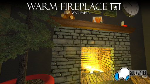 Warm Fireplace Live Wallpaper