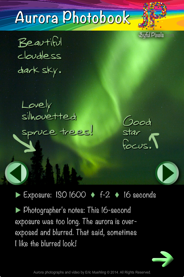 Aurora Photo Forecast Screen 2