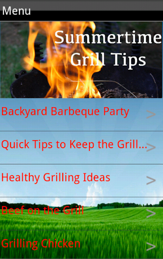 Summertime Grill Tips