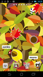 [Free] fallen leaves and panda near poster 2