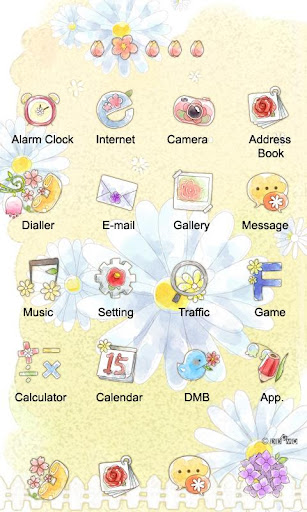 【免費娛樂App】CUKI Themes Girl in flower-APP點子