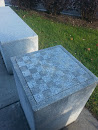 Granite chessboard